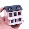 Mini Villa Miniature Handicraft Building Simulation Miniature Doll House Model  Photography Prop