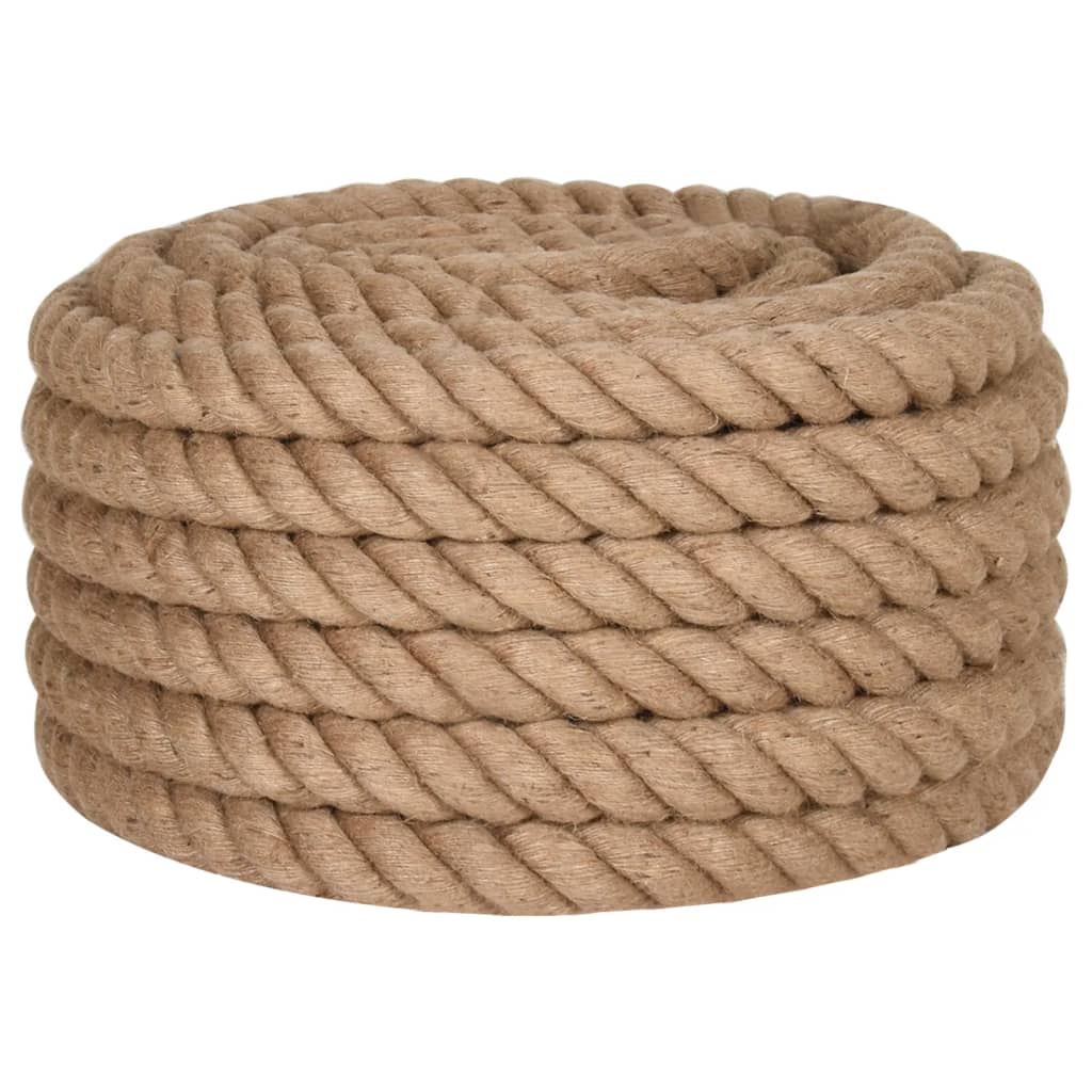 Vidaxl Sznur Jutowy, 25 M Długości, 36 Mm Grubości