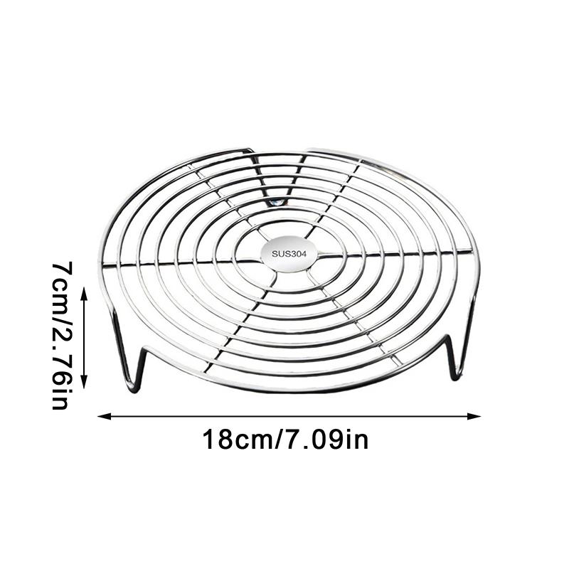 Stainless Steel Steamer Rack Multifunction Pot Steaming Tray Dumplings Eggs Grill Stand Kitchen Tableware Cooking Utensils