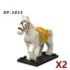 Medieval Soldier Figures Building Block War Horse Jungle Adventure Beast War Wolf Military Waffen Helmet  Armor Sets Blocks Toys