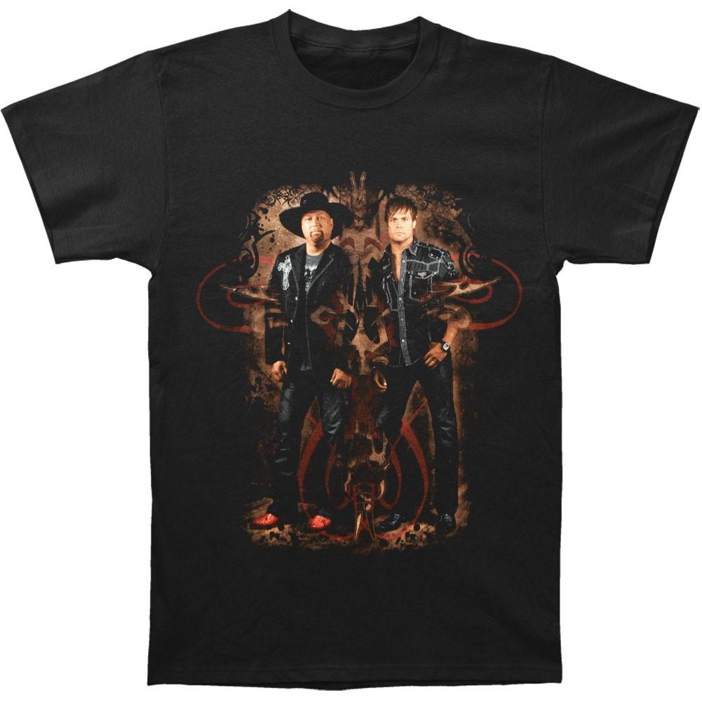 Men s Montgomery Gentry Standing Live/Tour 2010 T-shirt Small Black 3XL