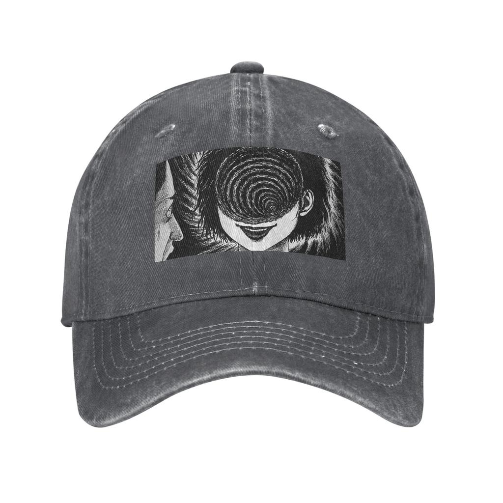 Junji Ito Tomie Cartoon Denim Cap Casual Baseball Caps Adjustable Hat Summer Unisex Baseball Hats