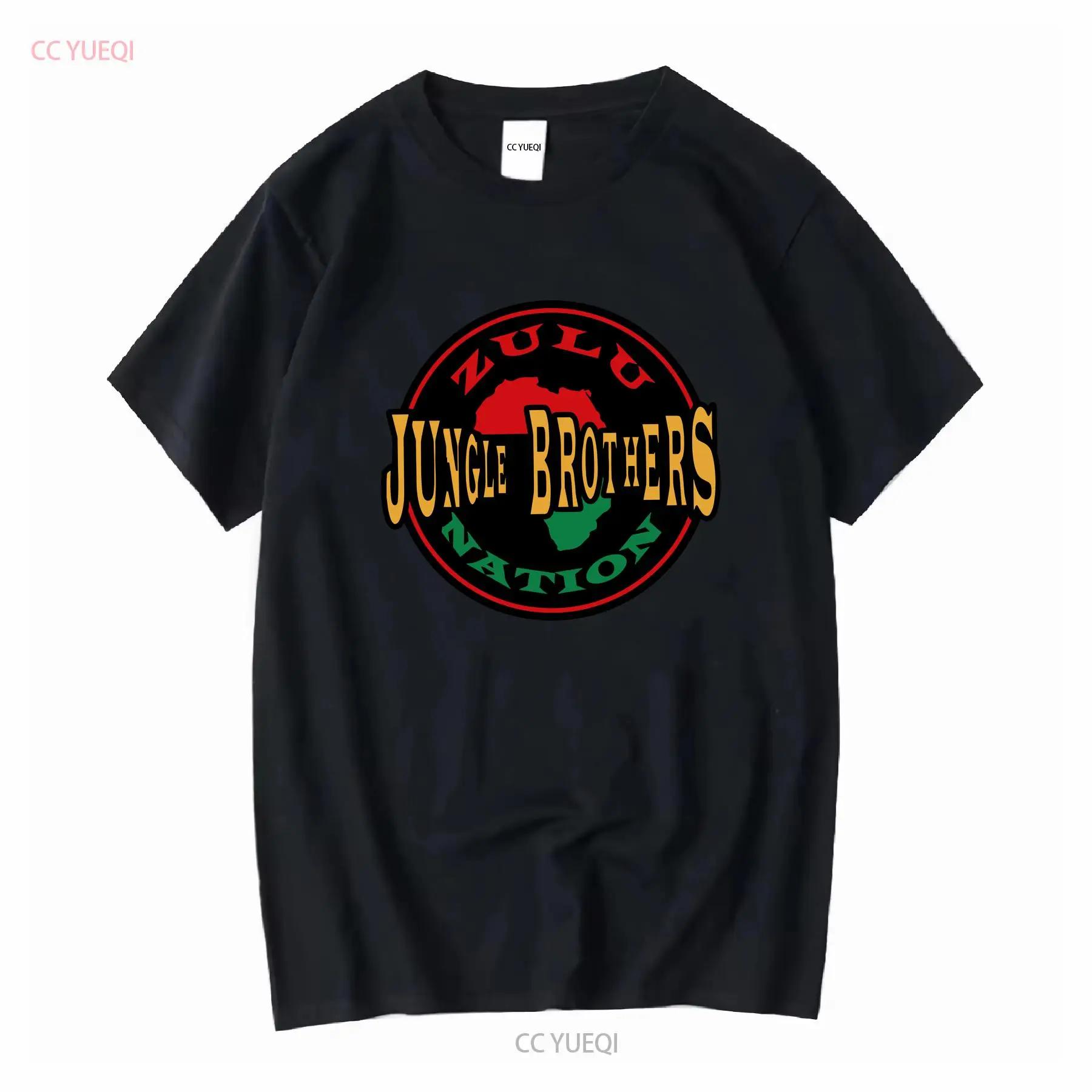 Hip Hop Jungle Brothers Native Tongues Universal Zulu Nation Mike Gee T Shirt vintage Washed Soft Versatile Unisex streetwear S разноцветный