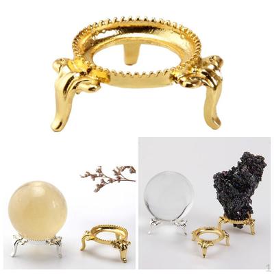 Stand Gemstone Egg Display Stand, Photography Props Sphere Holder Desktop Office and Home Decor