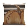 Autumn Linen Push Pillow Cover Thanksgiving Plaid Pumpkin Push Cover Cushion Cover Home Soft Decoration