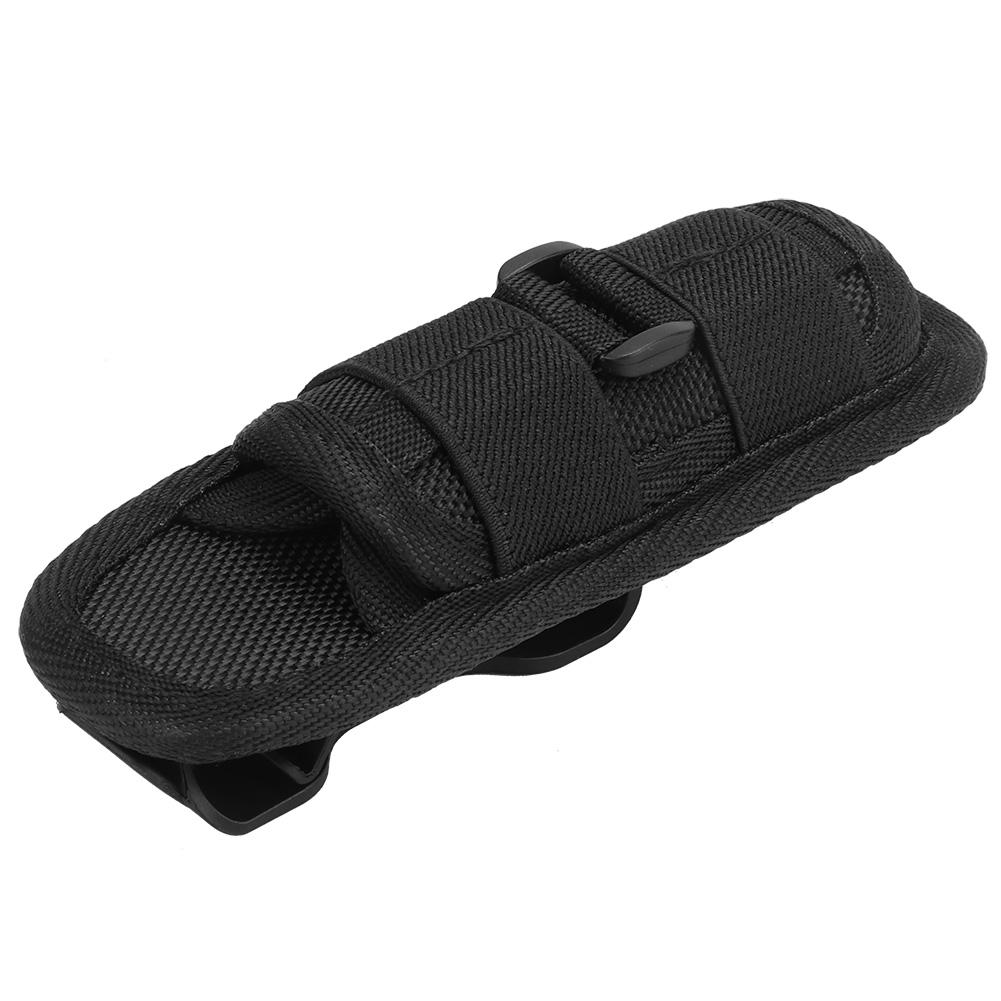 360 Degrees Rotatable Nylon Flashlight Torch Pouch Holder Bag Accessory for Hunting401#