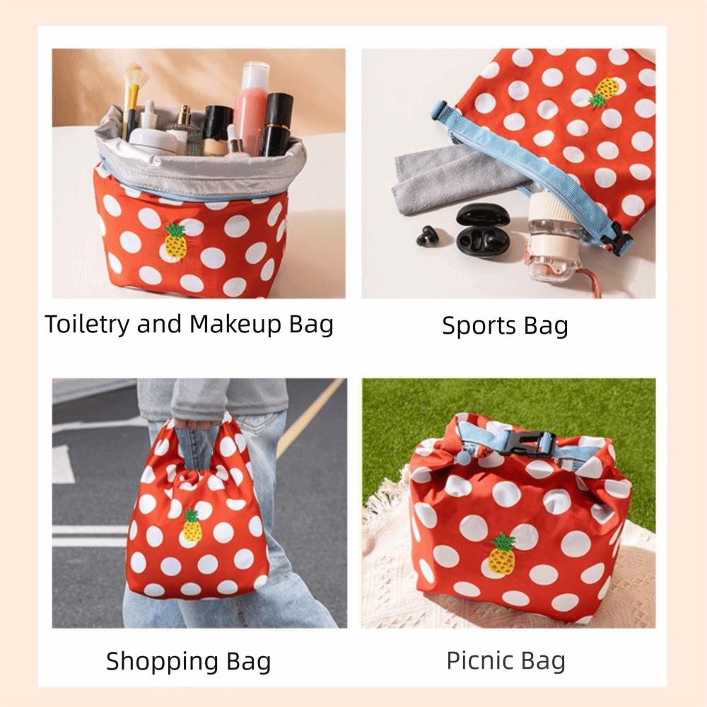 Foldable Lunch Pack Portable Insulated Tote Bag Practical Picnic Travel Storage Bags Women