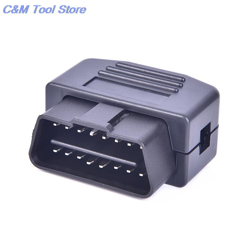 OBD2 L Type 16 Pin Sockets Connector Plug Met Shell En Schroef Man Auto Connector Kabel Draad