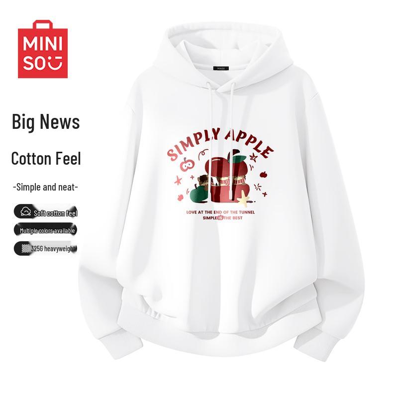 MINISO Men's Japanese Style Loose-Fit Hooded Sweatshirt (2026 Collection)