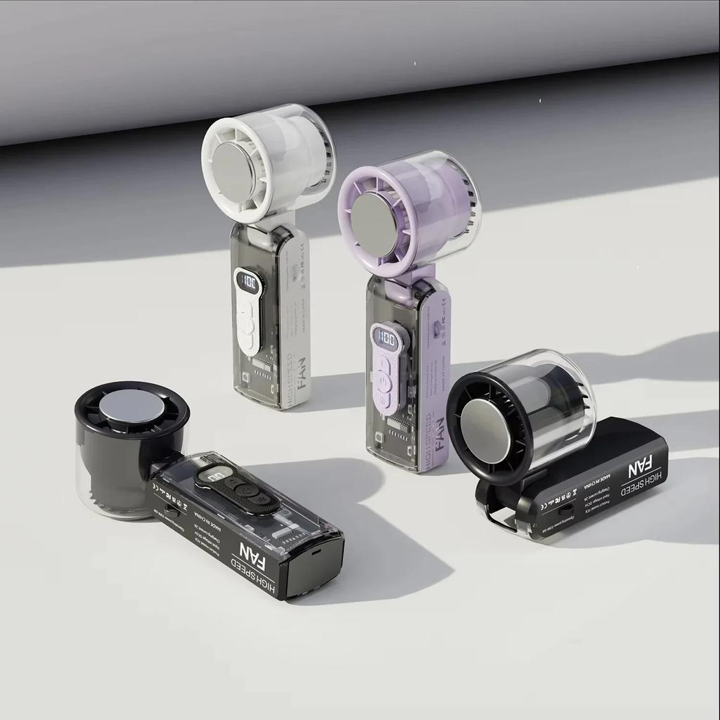 Hot Selling Portable Fan Semiconductor Refrigeration High-Speed Fan Rechargeable Handheld Outdoor Turbo Fan Air Conditioner