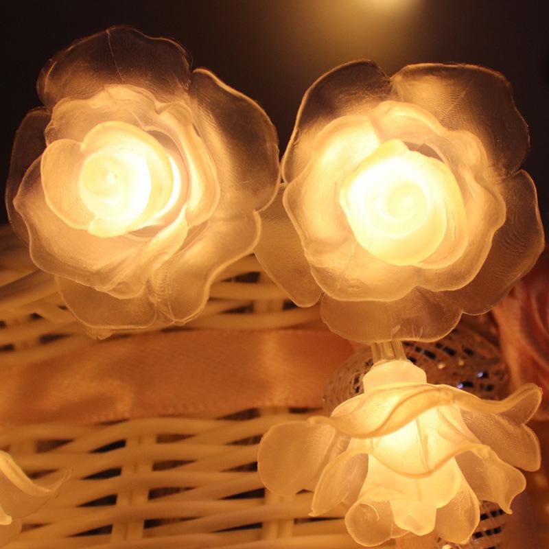 LED Soft Rose String Lights: Colorful Decorative Lights for Weddings & Photography
