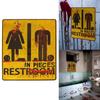 Halloween Toilet Decal Door Horror Stickers Create a Haunted House and Performances Prop with Quality Materials