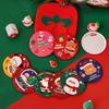 Portable Cartoon Christmas Mirror - Compact Cute Makeup Gift for Students