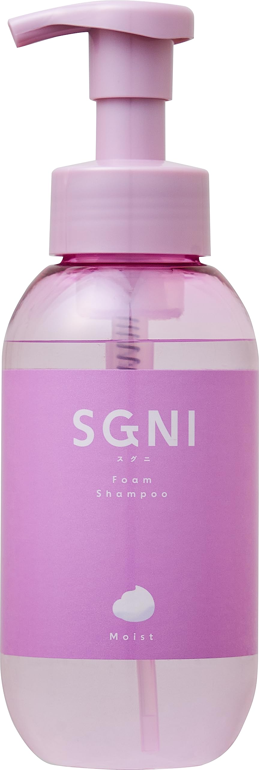 

SGNI Moist Foam Shampoo for dry, frizzy hair, moisturizing, and repairing damage 480ml