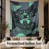 Custom Text Tapestry Hibernian FC Print Wall Tapestry Indoor Living Room Wall Decor