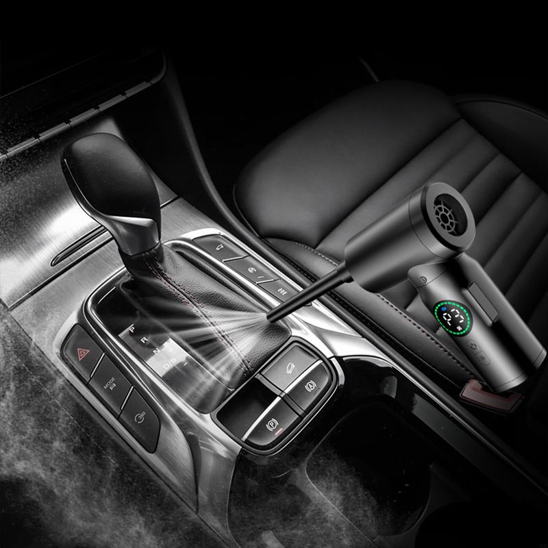 2026 New Portable 7500mAh Wireless Air Duster Dust Blowing Gun 2 in 1 Air Blower and Vacuum Cleaner Cordless Duster Blowers Car Cleaning