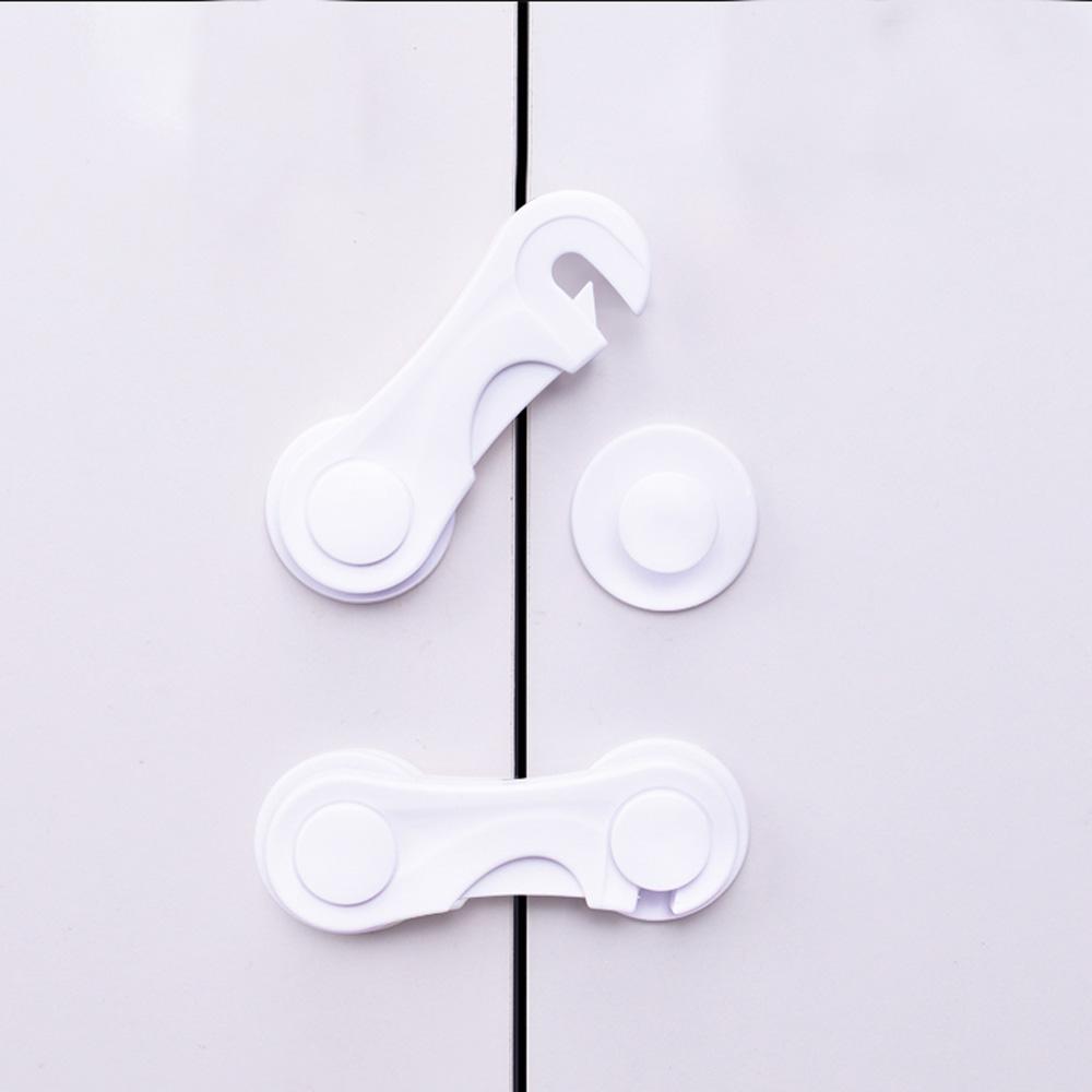 4pcs/set Cabinet Lock Cupboard Door Drawer Safety Locks Children Security Protector Baby Protection Safety Lock Saftey
