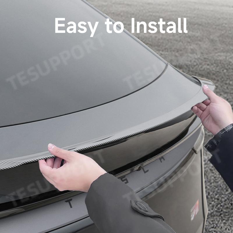 For Tesla Model Y Juniper Accessories ABS Spoiler Rear Trunk Lip Spoiler & Wings for Tesla Model Y Juniper 2025 2026