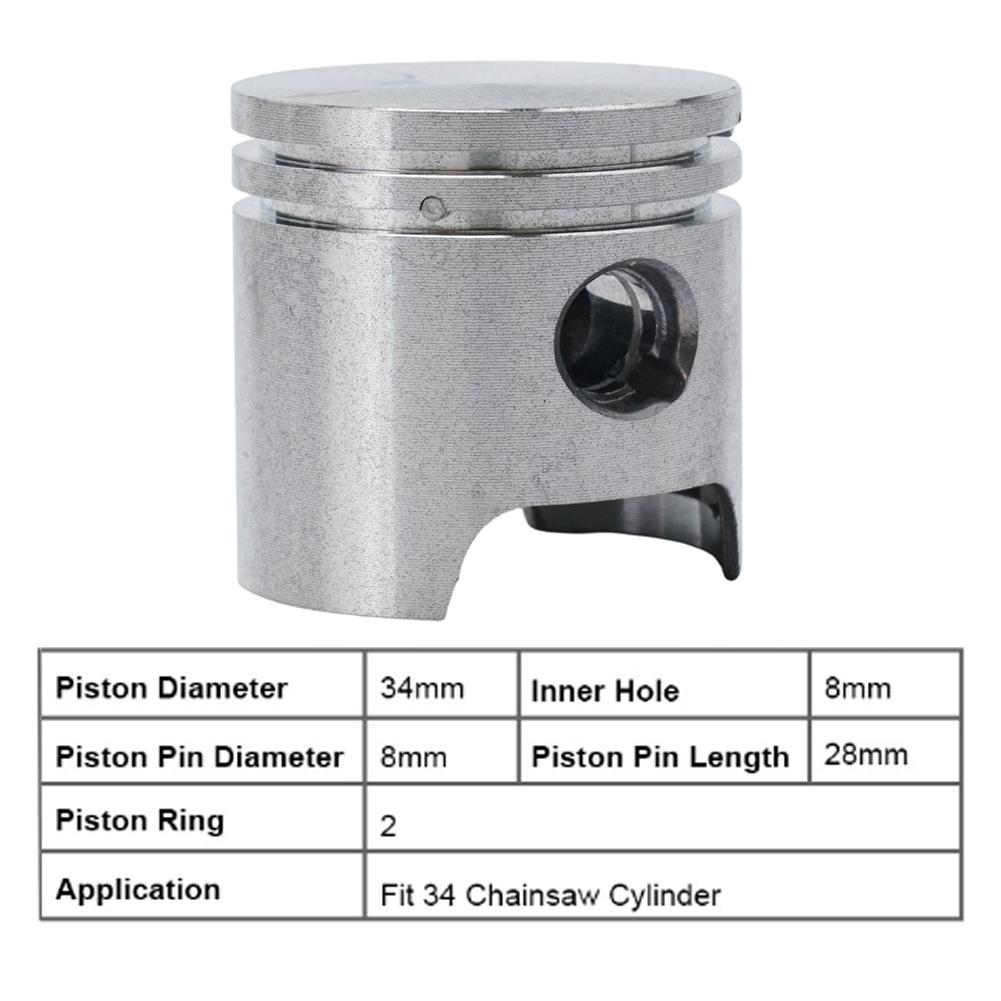 Outdoor Piston Kit String Trimmer 34MM BG45 BG46 FS38 FS45 FS55 HS45 HS81