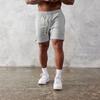 Men's Summer Drawstring Fitness Sports Short Pants Loose Casual Cotton Running Shorts with Pockets