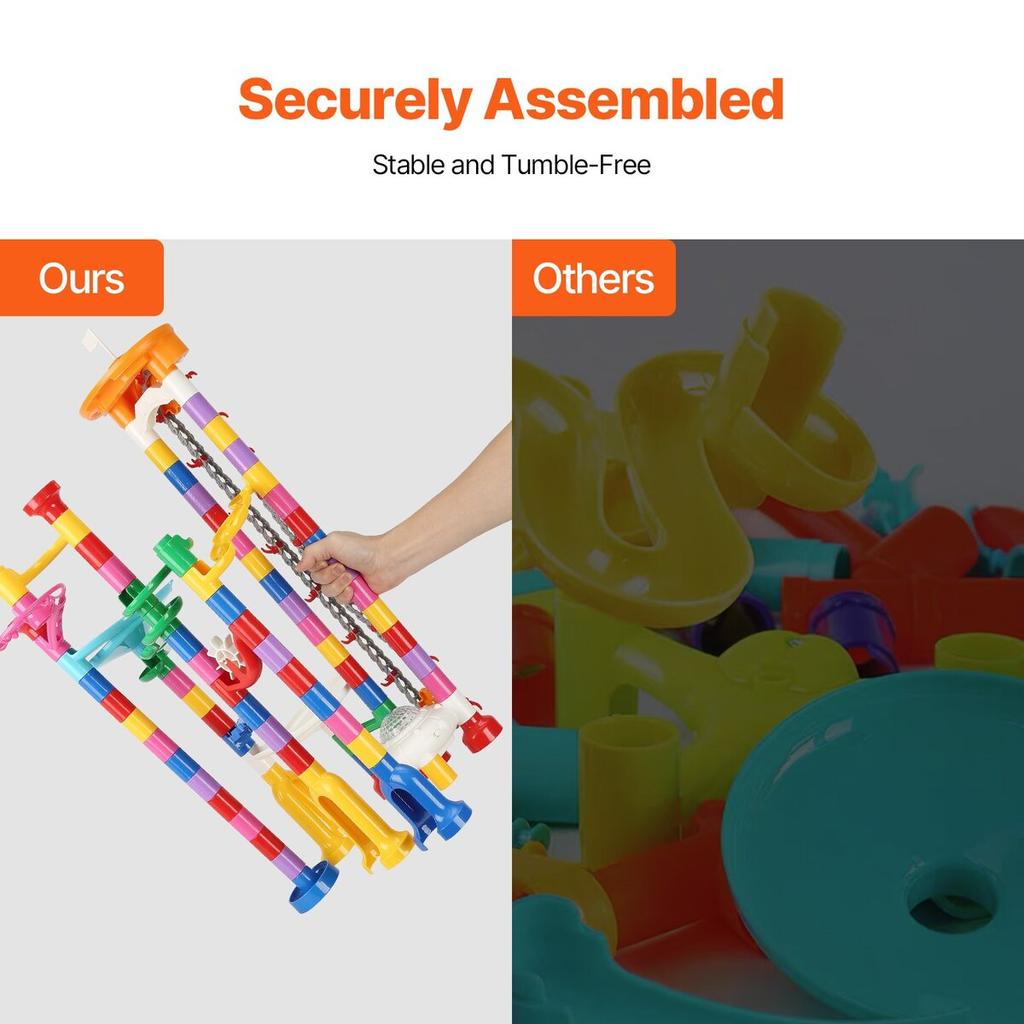 Marble Run Set 230 PCS with Motorized Elevator Educational Gift for Kids