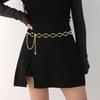 Waist Chain for Women Versatile Belt Accessory Suits Skirts Geometric Circle Waistband