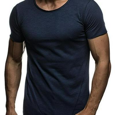Men's Summer Patchwork Casual Short Sleeve T-shirt
