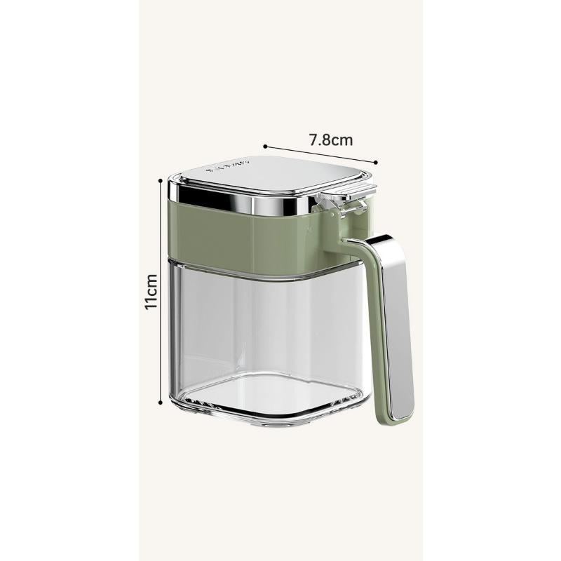 Küchenglas Gewürzgläser Feuchtigkeitsdichte Versiegelte Gewürzbox Set von Haushalt Quantitativ Gewürzflasche Salzstreuer Gewürzglas