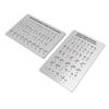 2pcs Braille English Alphabet Numbers and Punctuation Board with Sturdy Raised Dots Braille Learning Tool for Braille