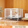 Dog Breeding Cage Large Medium Small Dog Crate With Partition Toilet Tray Pet Shop Maternity Cage Multifunctional Cage