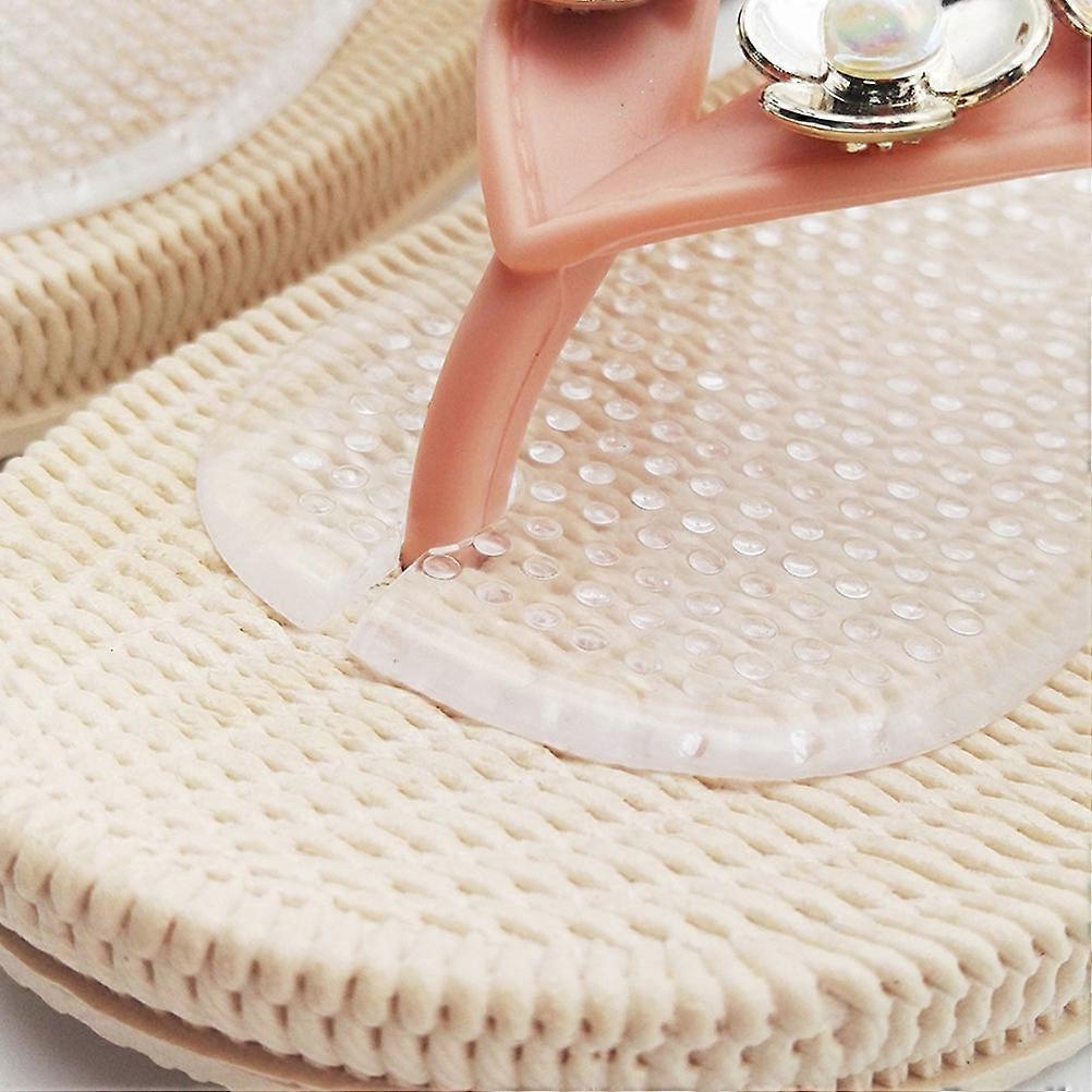 Gel Insole for High Heel Half Insoles for Cushion 4Pairs Transparent Silicone Inserts