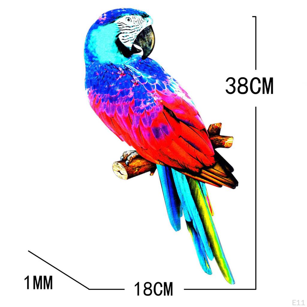 Handcrafted Parrot Figurine for Outdoor Display