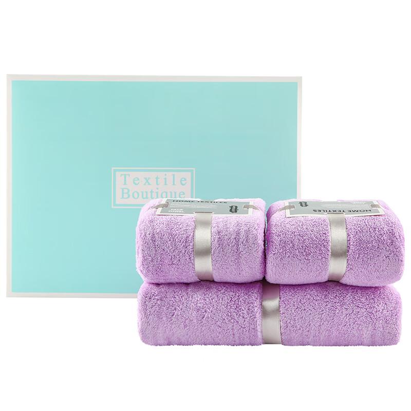High-Density Coral Fleece Towel & Bath Towel Set