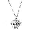 Panda Charm Necklace Cute Animal Pendant For Kids Chinese Culture Jewelry 43cm Chain