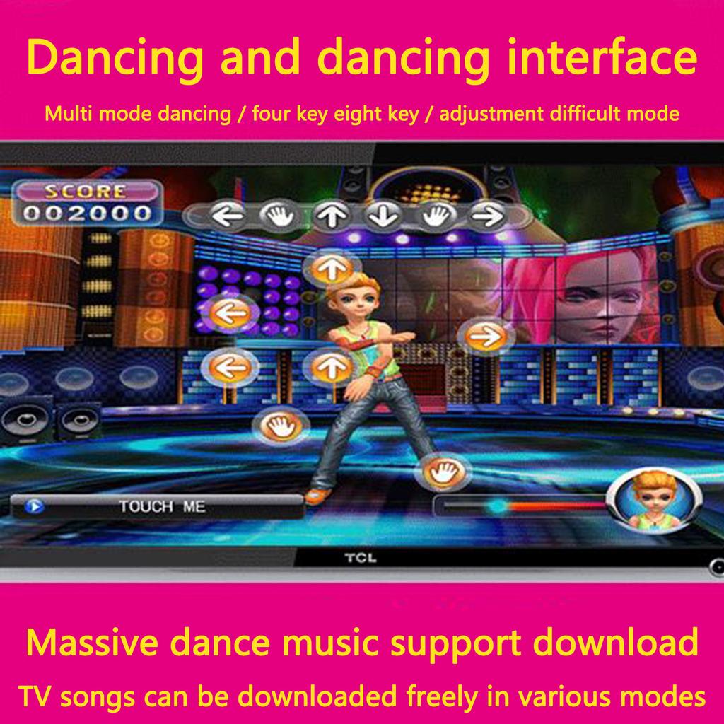 HD Wireless Single Hand Dance Dance Mat TV And Computer Dual Use