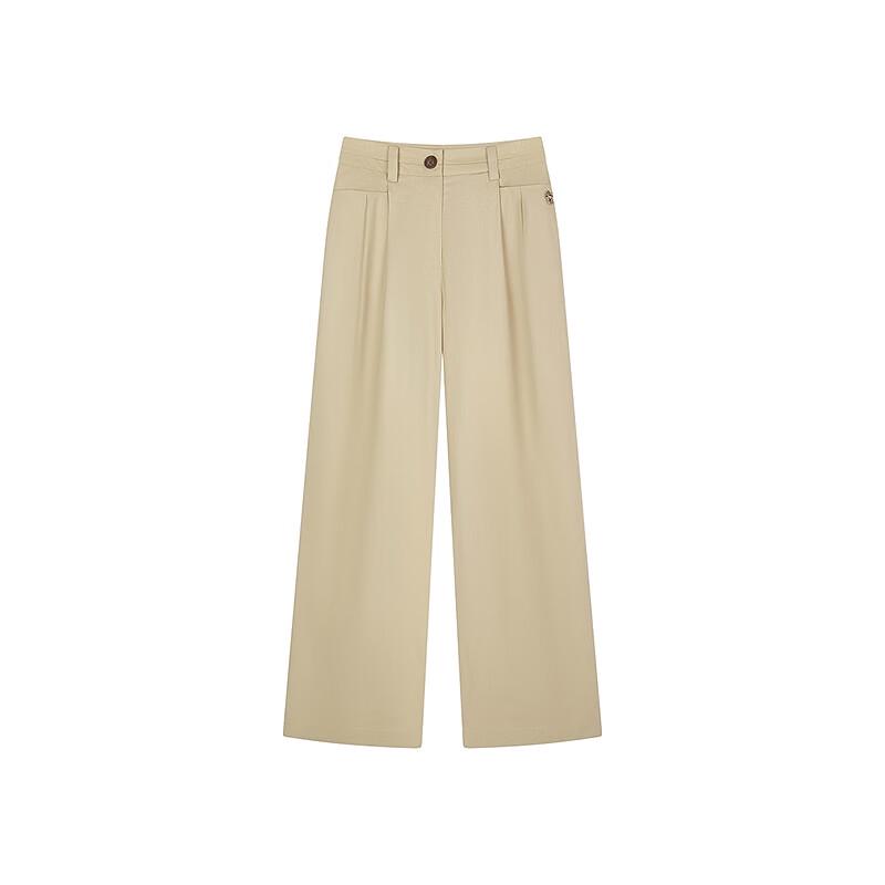 Teenie Weenie Women's Tencel Blend Bear Straight-Leg Casual Pants