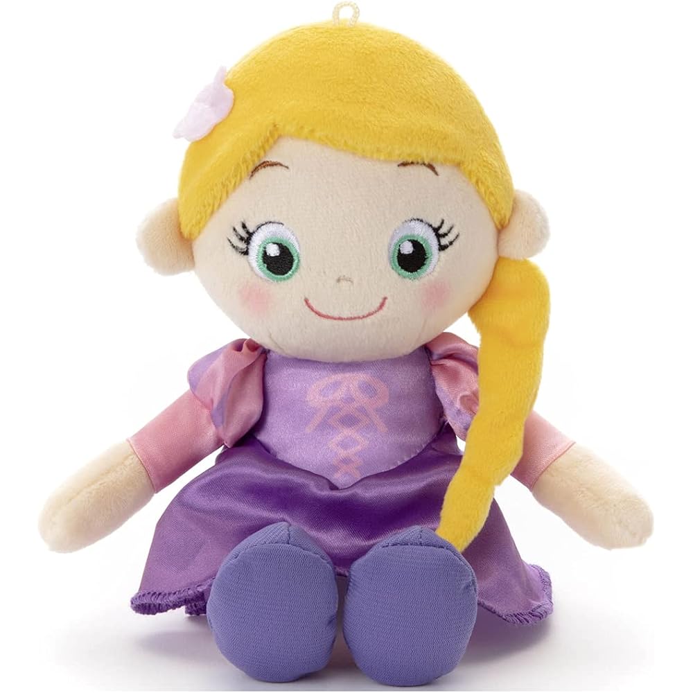 Takara Tomy Disney Character Washable Beans Collection Rapunzel Plush Toy 19cm