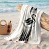 Asciugamano da Spiaggia Morbido Asciugatura Rapida Tema Swansea City?Asciugamano Asciutto Per Vacanze Estive Al Mare Nuoto