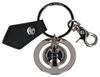 METAL Key Ring 8203011QU OM0014 N401 BLACK SAFFIANO [Used]