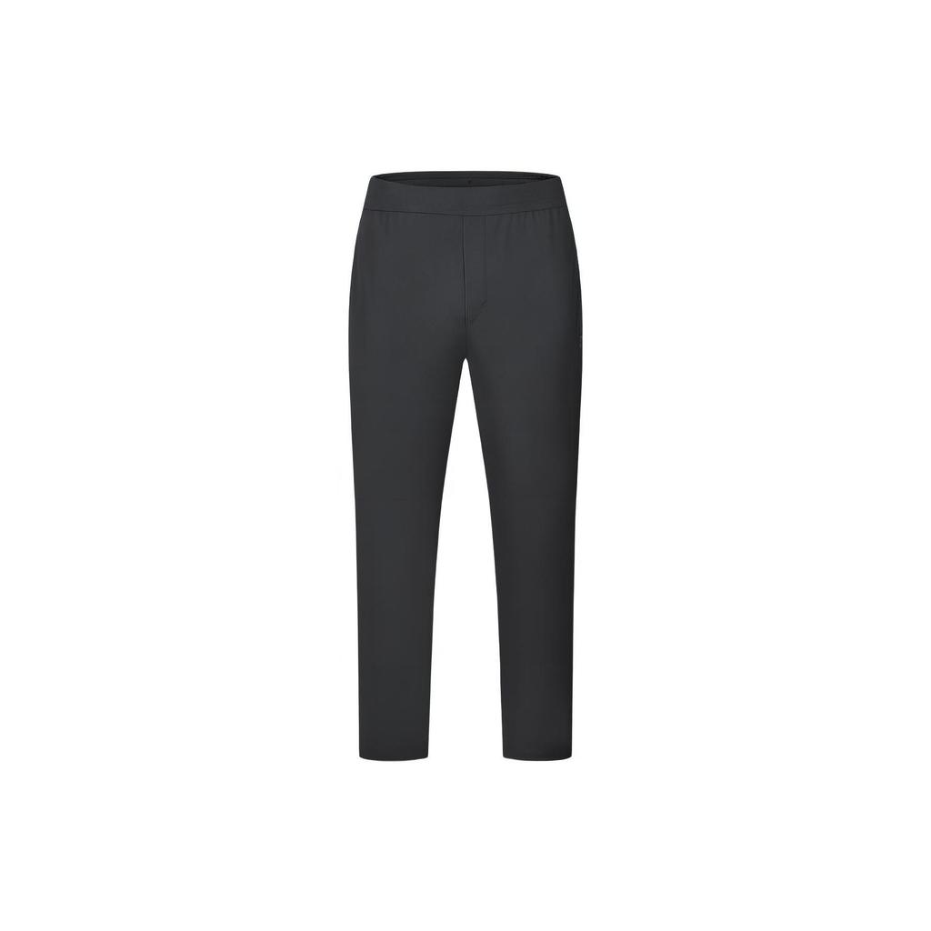 Fila Solid Color Slim Fit Straight Leg Knitted Sports Pants Men Bottoms Black A11M411608F-BK