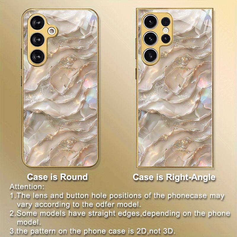 Custodia per Telefono di Fascia Alta Vetro Galvanizzato TPU Custodia per Telefono per Samsung Galaxy S26 S25 S24 S23 S22 S21 FE, Ultra, Plus Resistente alle Cadute