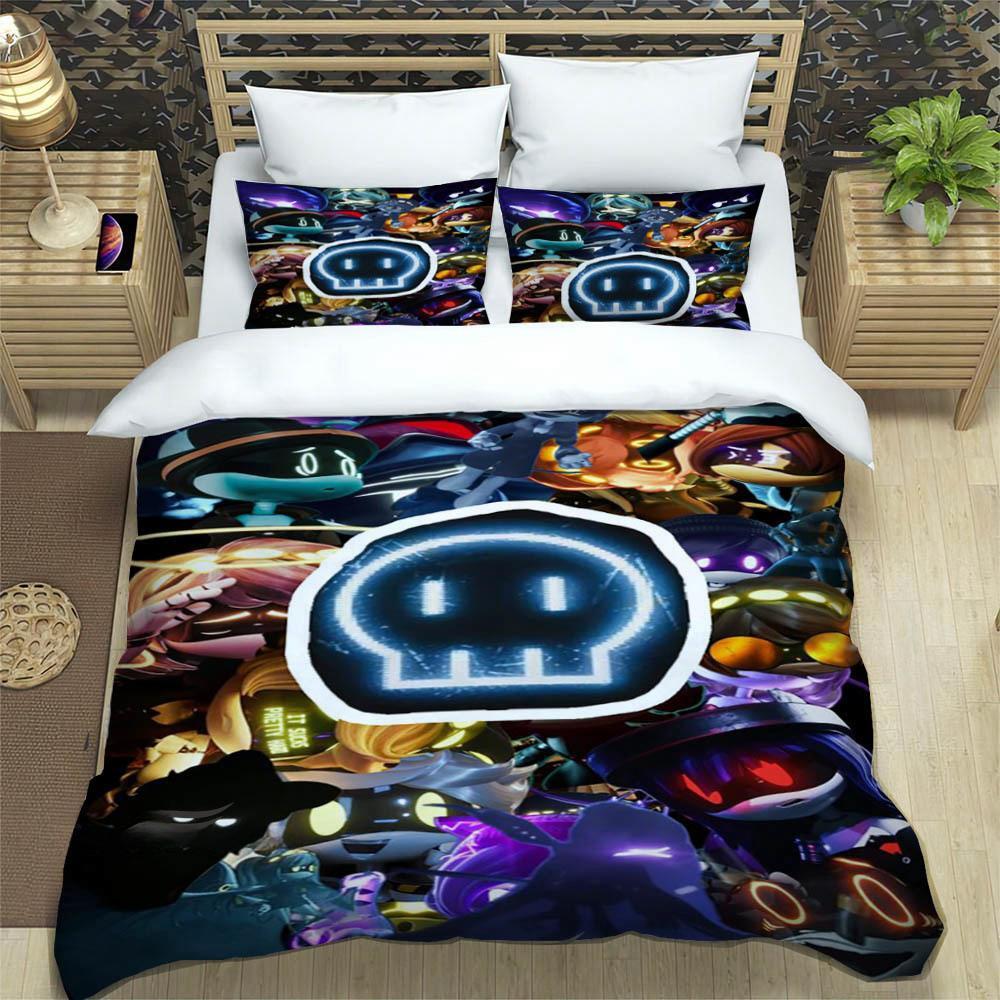 Murder Drones Cartoon Tištěné ložní soupravy nádherné sady potřeb do postele sada povlaků na přikrývku sada přikrývek ložní prádlo luxusní dárek k narozeninám