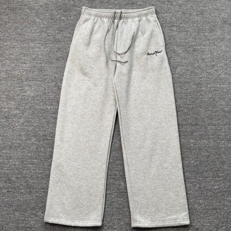 Tuta Sportiva con Felpa e Pantaloni Jogger Broken Planet Ricamo Lettere Vestibilità Larga Cotone Uomo Donna