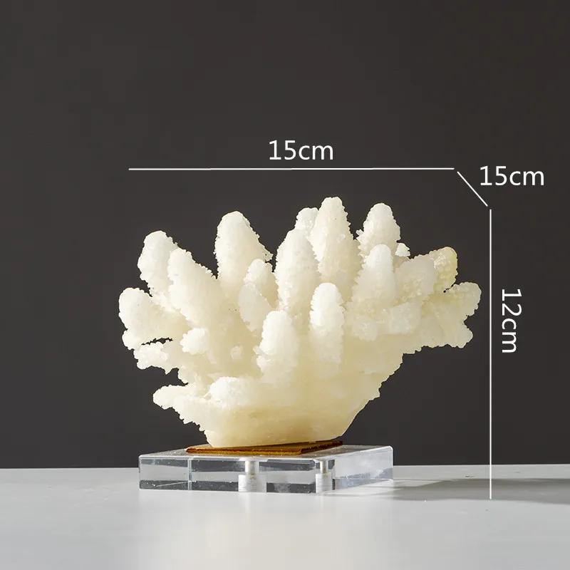 

Creative Resin Imitation Coral Crafts Hollow Coral Sculpture Decorative Figurines Colorful Crystal Ornaments Home Decoration