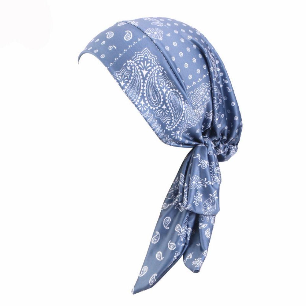 Bohemia Wind Cotton Hat Bandana Casual Chemotherapy Hat Sleep Caps Beanies Headwrap  Women National