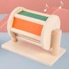 Textile Wooden Montessori Drum Puzzle Toy For Early Childhood Play And Learning