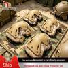 Outdoor Camouflage Tactical Knee and Elbow Pad Set