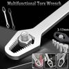 1PC 3-17mm Universal Torx Wrench Self-tightening Adjustable Glasses Wrench Board Double-head Torx Spanner Hand Tools for Factory