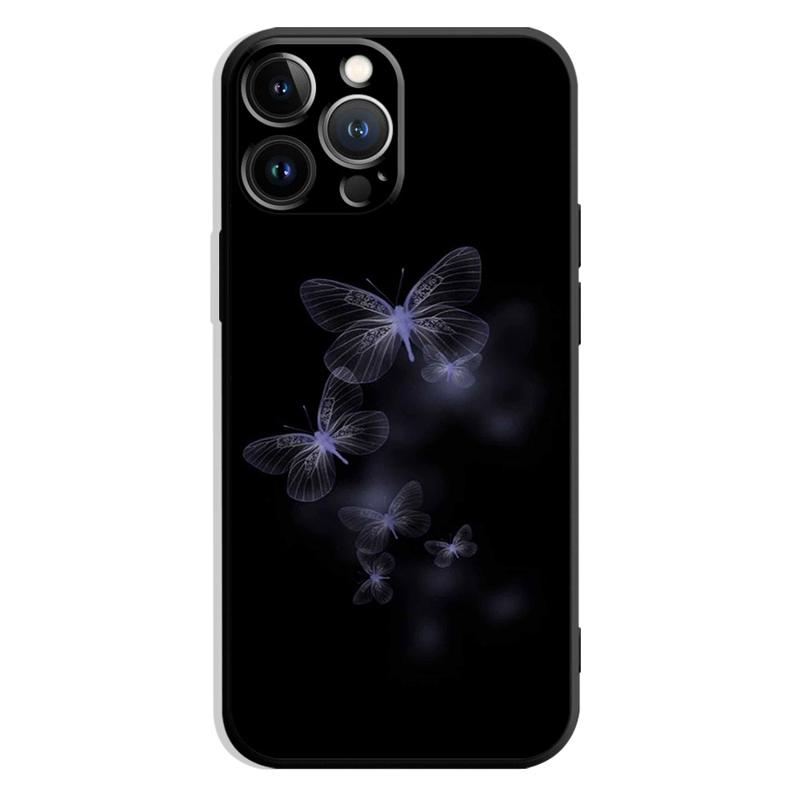 Black Butterfly Phone Case For iPhone Samsung Galaxy Redmi Xiaomi Oppo OnePlus Note S A 7 8 9 10 11 12 13 14 20 21 22 23 53 54 Pro Max Plus Ultra