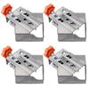 90 Degree Right Angle Clamp 1/2/4Pcs Stainless Steel Carpenter Splicing Quick Clamp Locator Fixed Frame Clamp Woodworking Tools